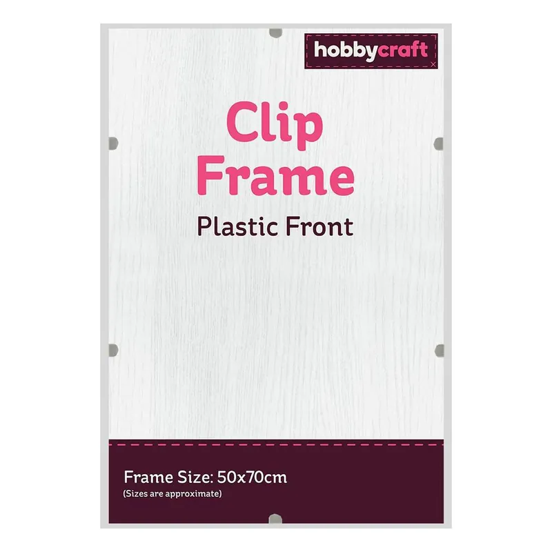 Brand New Plastic Clip Frame 50cm x 70cm