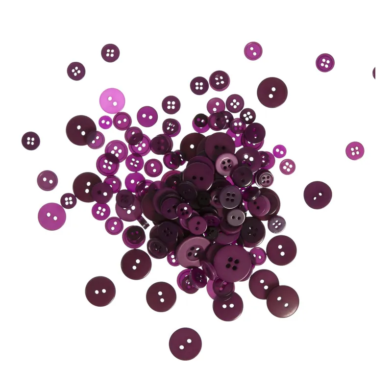 Purple Buttons Pack 50g Free Shipping