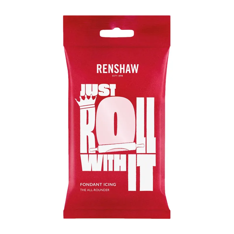 Original Renshaw Ready To Roll Baby Pink Icing 250g