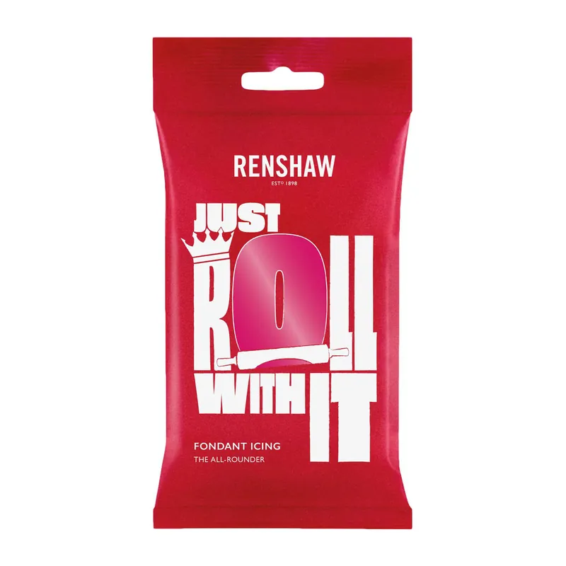 Renshaw Ready To Roll Fuchsia Pink Icing 250g In Demand