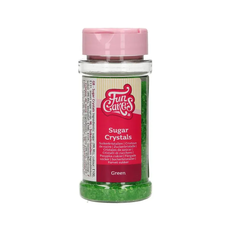 FunCakes Green Sugar Crystals 80g Affordable