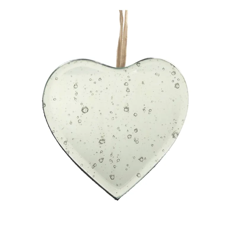 Secure Checkout Vintage Mirror Heart Decoration 10cm