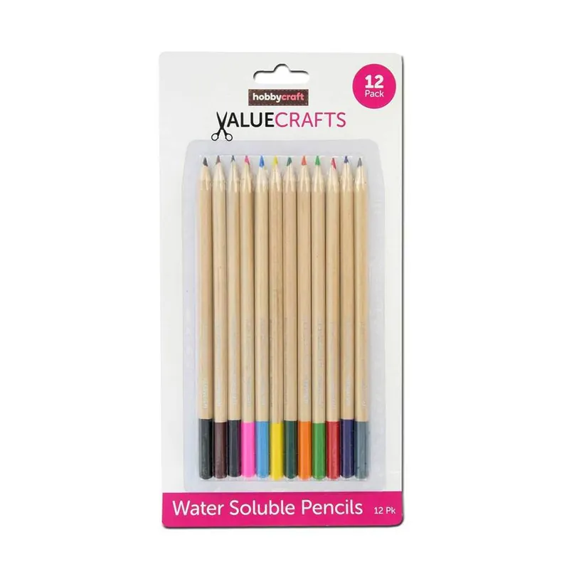Water Soluble Pencils 12 Pack Certified