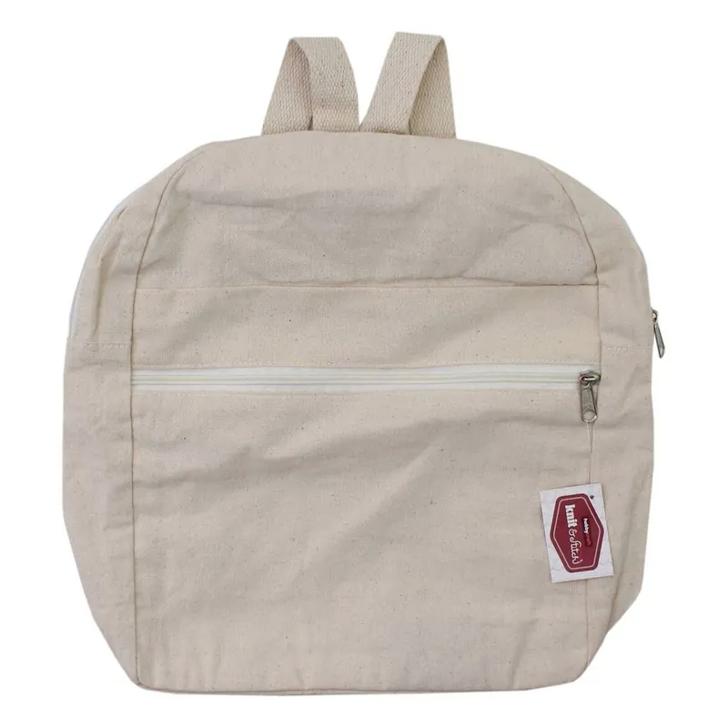 Top Pick Natural Cotton Rucksack Bag