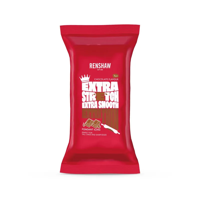 Renshaw Chocolate Flavour Extra Ready To Roll Icing 1kg Direct From Factory