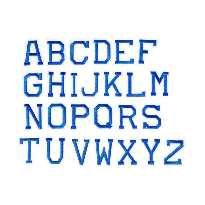 Save Now Blue Alphabet Fabric Letters 26 Pack