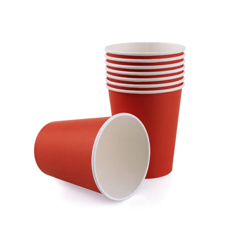 Exclusive Classic Red Paper Cups 8 Pack
