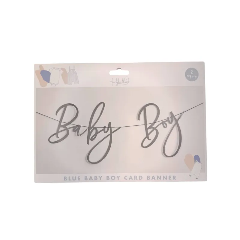 Reduced Price Blue Baby Boy Card Banner 2m