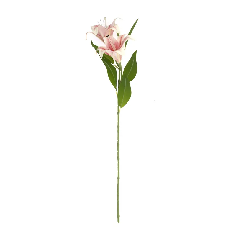Must Have White and Pink Lily Spray 70cm