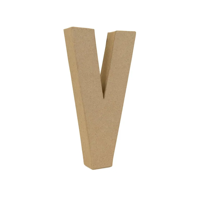 Special Discount Mache Letter V 20cm