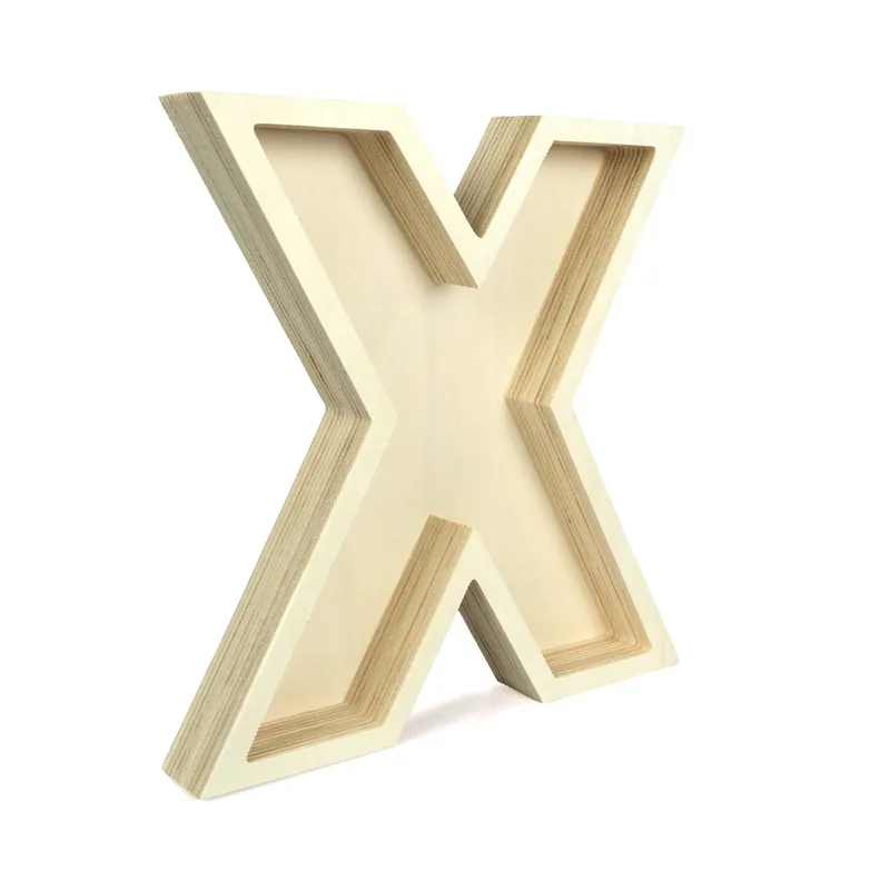 Super Sale Wooden Fillable Letter X 22cm