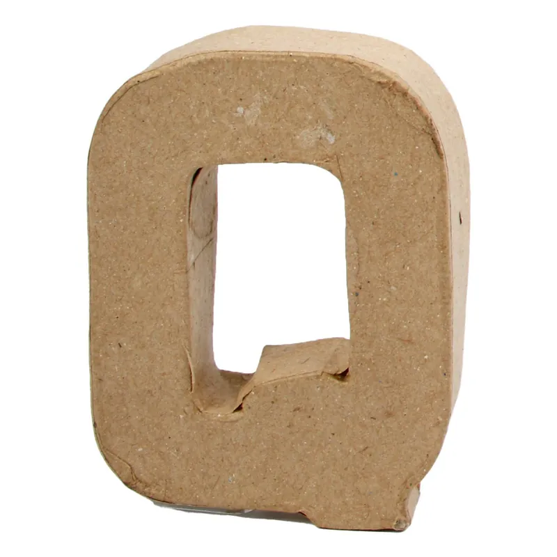 Mini Mache Letter Q 10cm Markdown