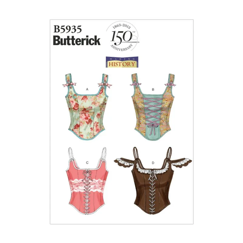 Simplicity Women’s Corset Sewing Pattern B5935 (4-12) Next Day Delivery