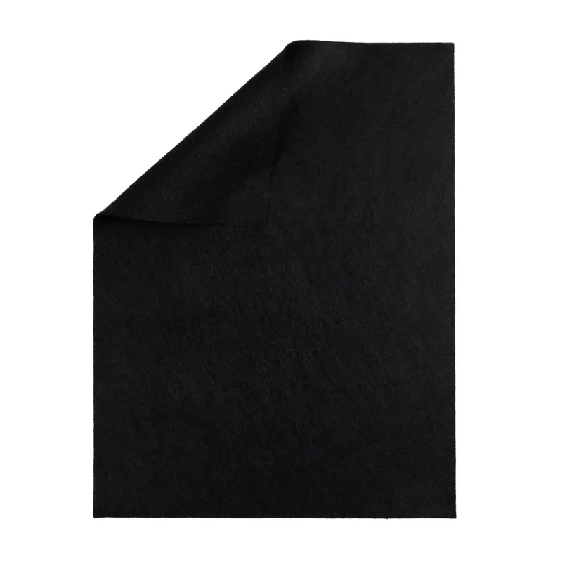 Black Polyester Felt Sheet A4 Genuine