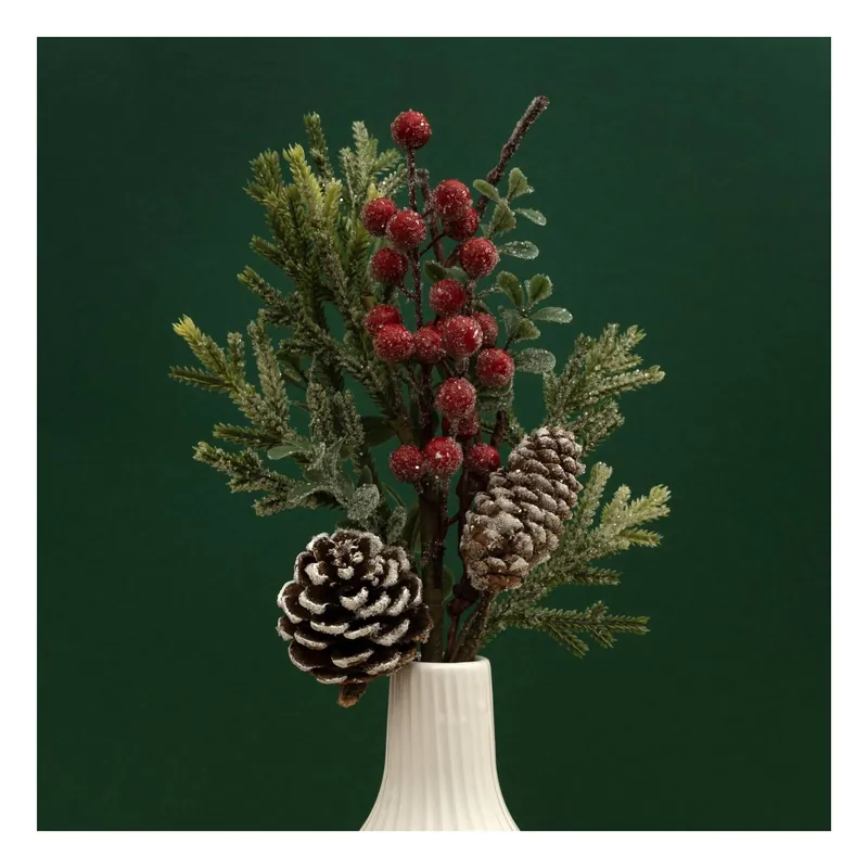 Fir, Pinecone and Berry Pick 40cm Latest