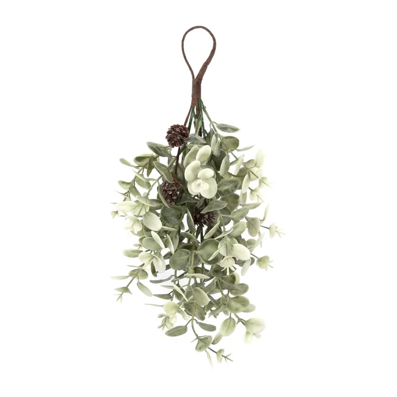 Top Pick Hanging Eucalyptus Decoration with Pinecones 38cm