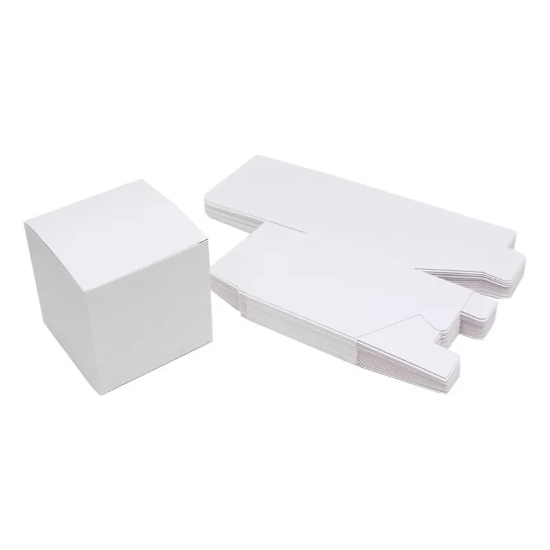 High Quality White Square Favour Boxes 20 Pack