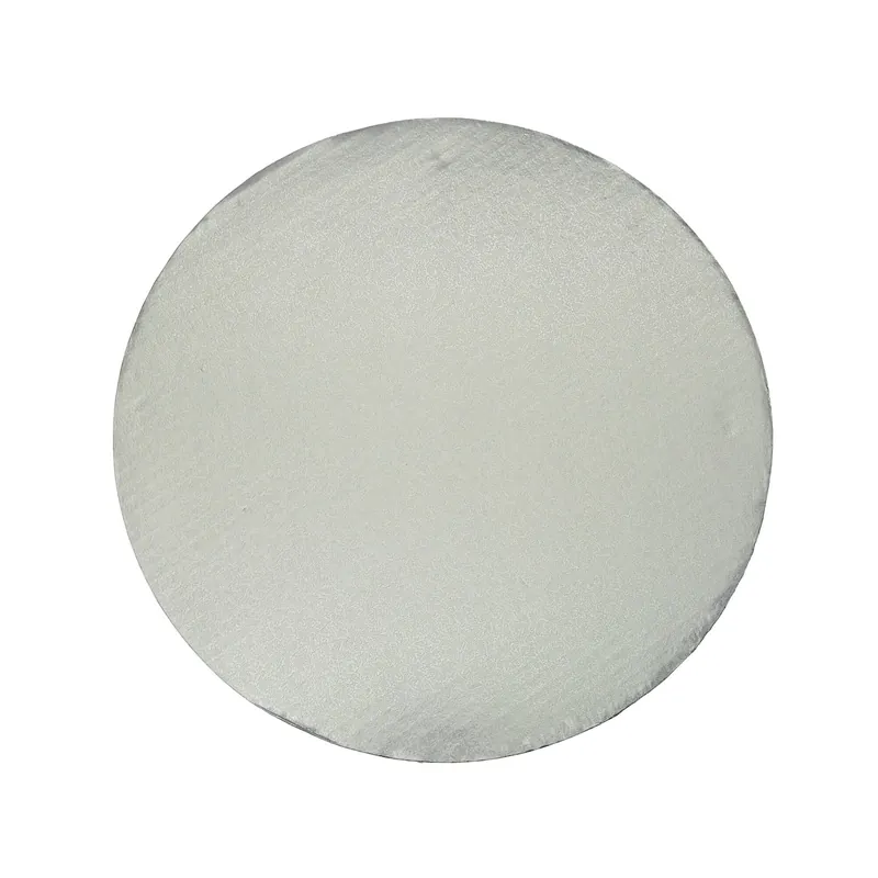 Modern Silver Round Double Thick Card Cake Board 11 Inches
