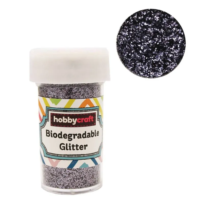 Special Offer Pewter Biodegradable Glitter Shaker 20g