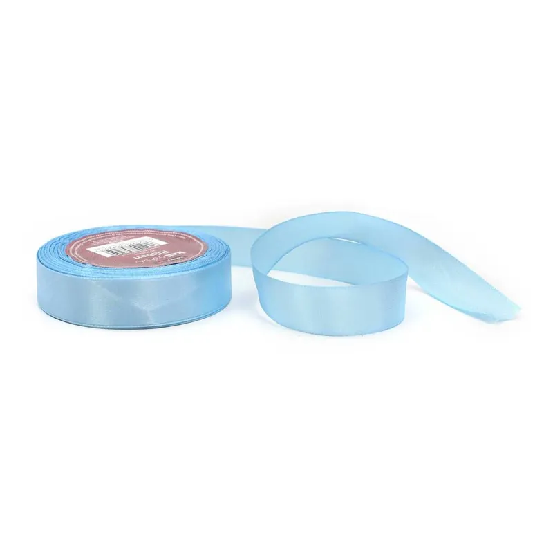 Instant Buy Blue Topaz Satin Ribbon 20 mm x 15 m