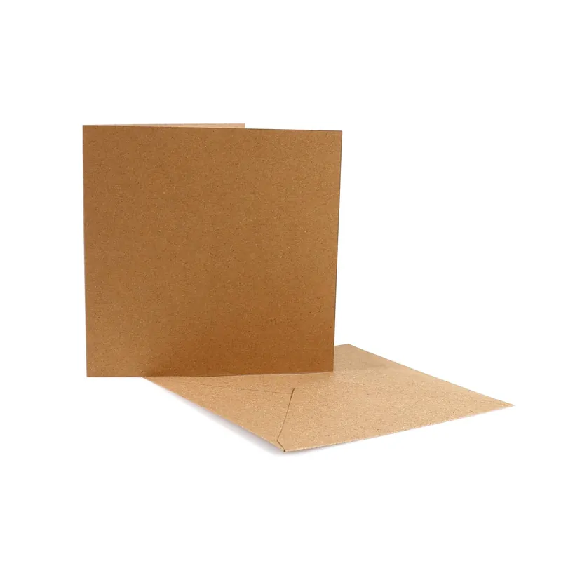 Kraft Cards6 x 6 Inches 10 Pack Time-Limited