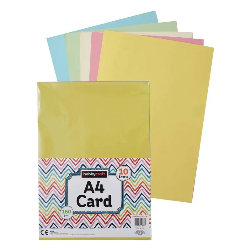 Pastel Card A4 10 Pack Direct From Factory