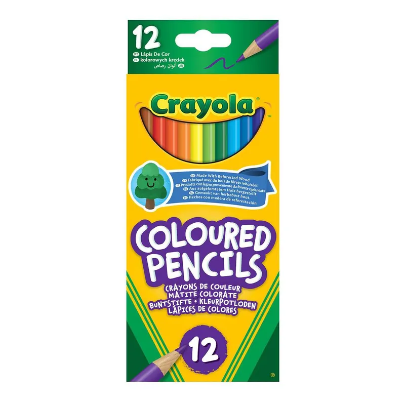 Cheap Crayola Coloured Pencils 12 Pack
