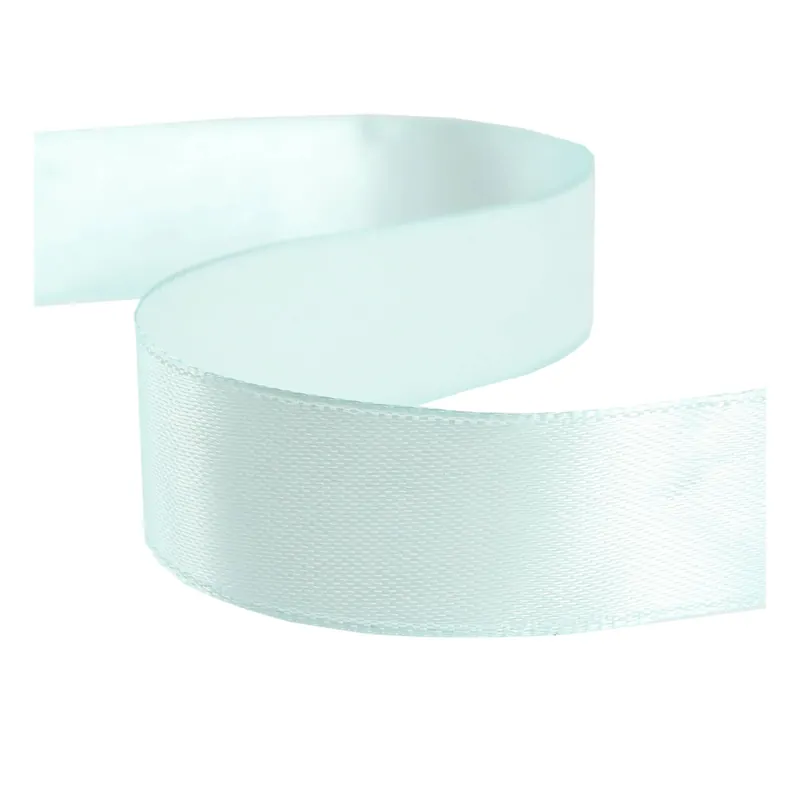 Hassle-Free Returns Crystalline Aqua Satin Ribbon 20mm x 15m