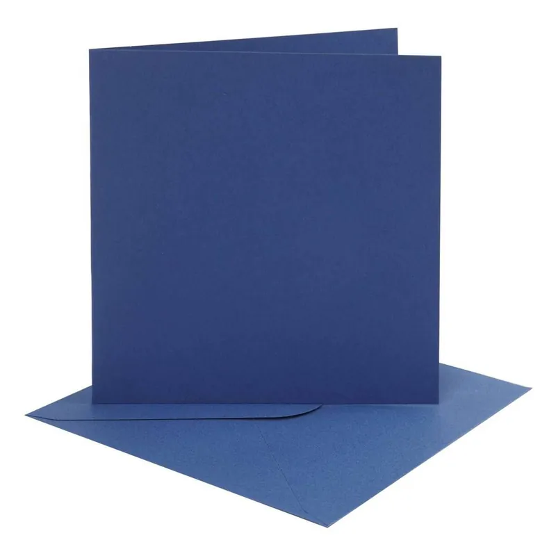 Professional Grade Blue Cards6 x 6 Inches 4 Pack