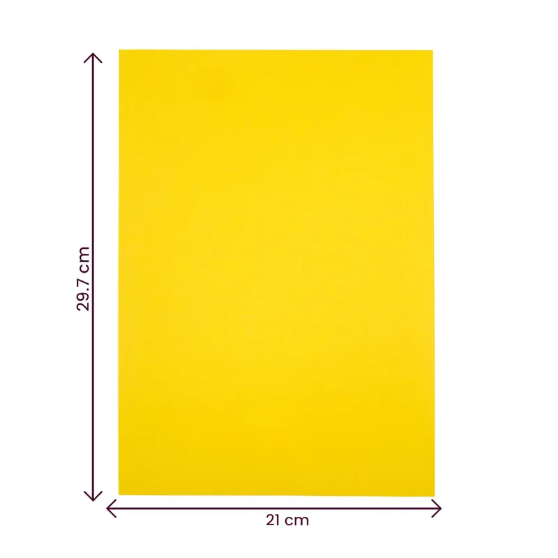 Yellow Card A4 10 Pack Brand New