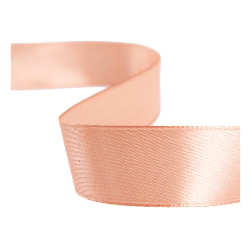 Peach Satin Ribbon 20mm x 15m Latest