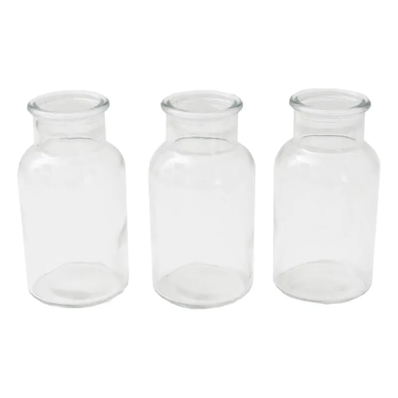 Mini Vases 12.5cm 3 Pack New Arrival