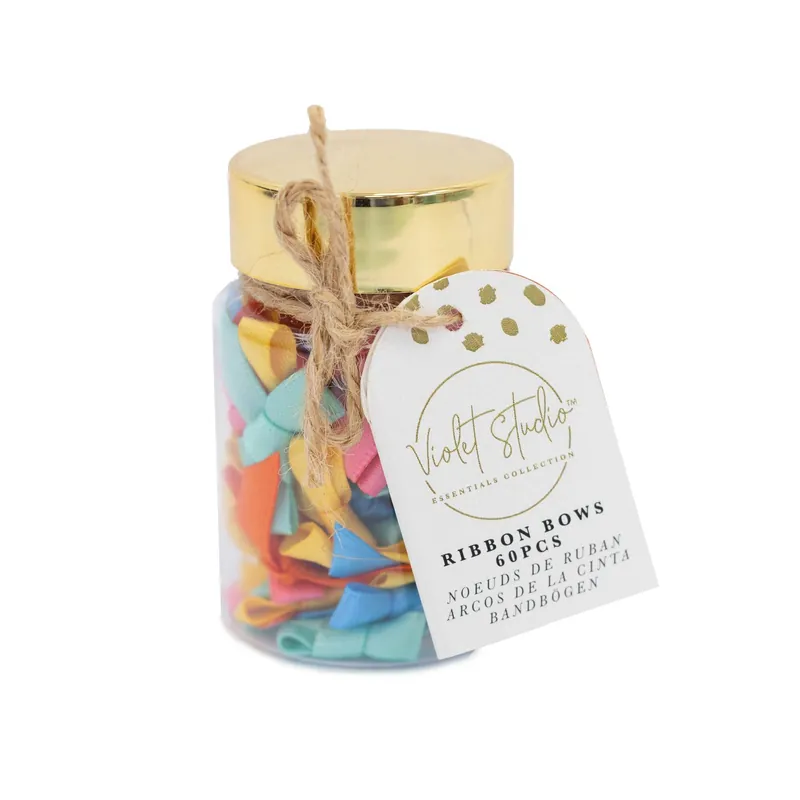 Violet Studio Bright Ribbon Bow Jar 60 Pack Factory Price