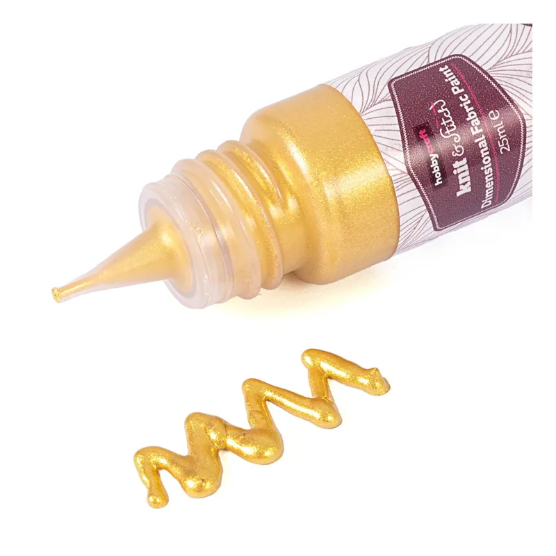 Order Now Pure Gold Dimensional Fabric Paint 25ml