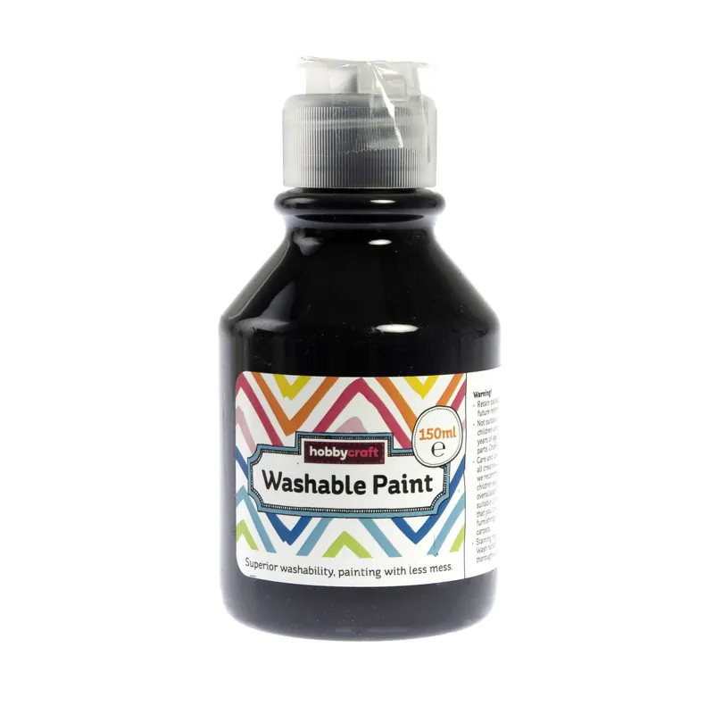 Free Shipping Black Washable Paint 150ml
