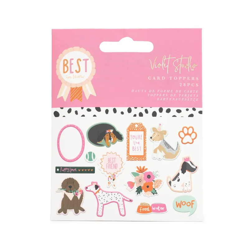 Editor’s Pick Violet Studio Best in Show Card Toppers 28 Pieces