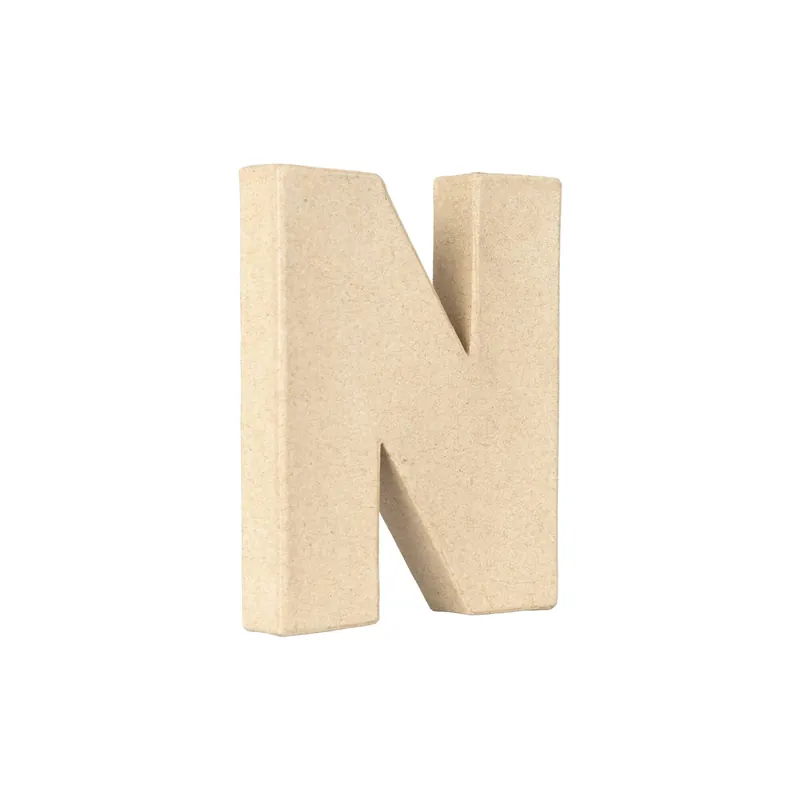 Mini Mache Letter N 10cm Factory Price