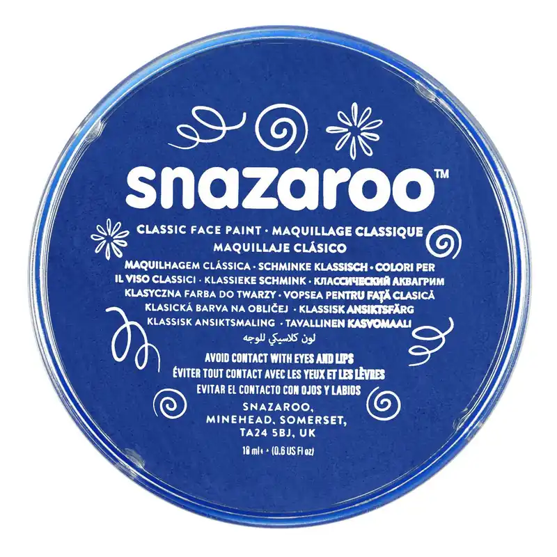 Premium Snazaroo Royal Blue Face Paint Compact 18ml