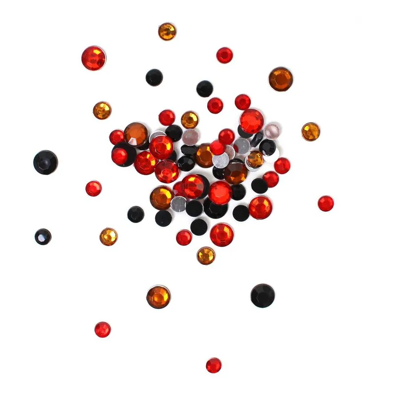 Black and Red Assorted Round Gems 90g Last Chance