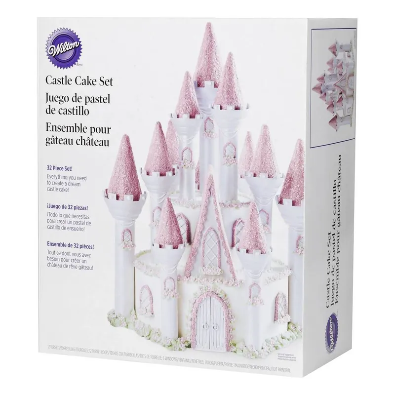 Price Cut Wilton Castle Cake Set 32 Pieces