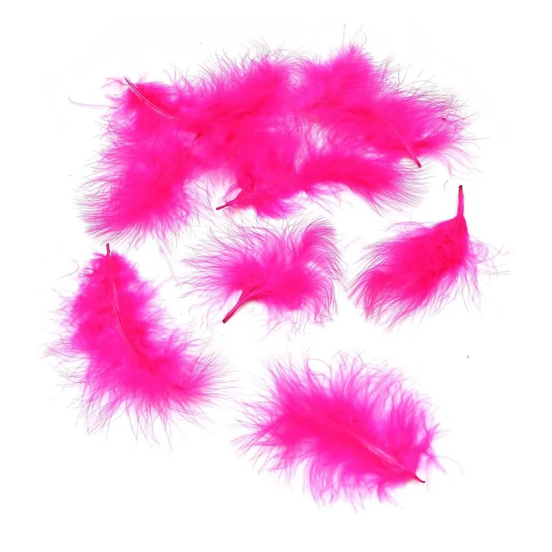 Cerise Marabou Feathers 3g Free Shipping