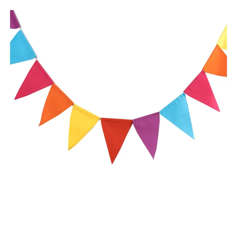 Bright Canvas Bunting 2.2m Worldwide Shipping