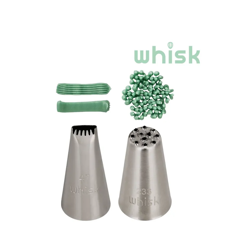 Whisk Basket Weave and Speciality Tip Set 2 Pack Super Sale