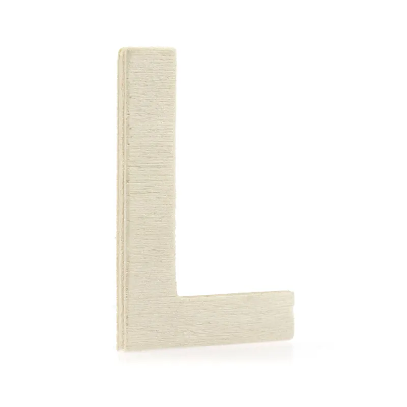 Small Wooden Letter L 6.5cm Special Discount
