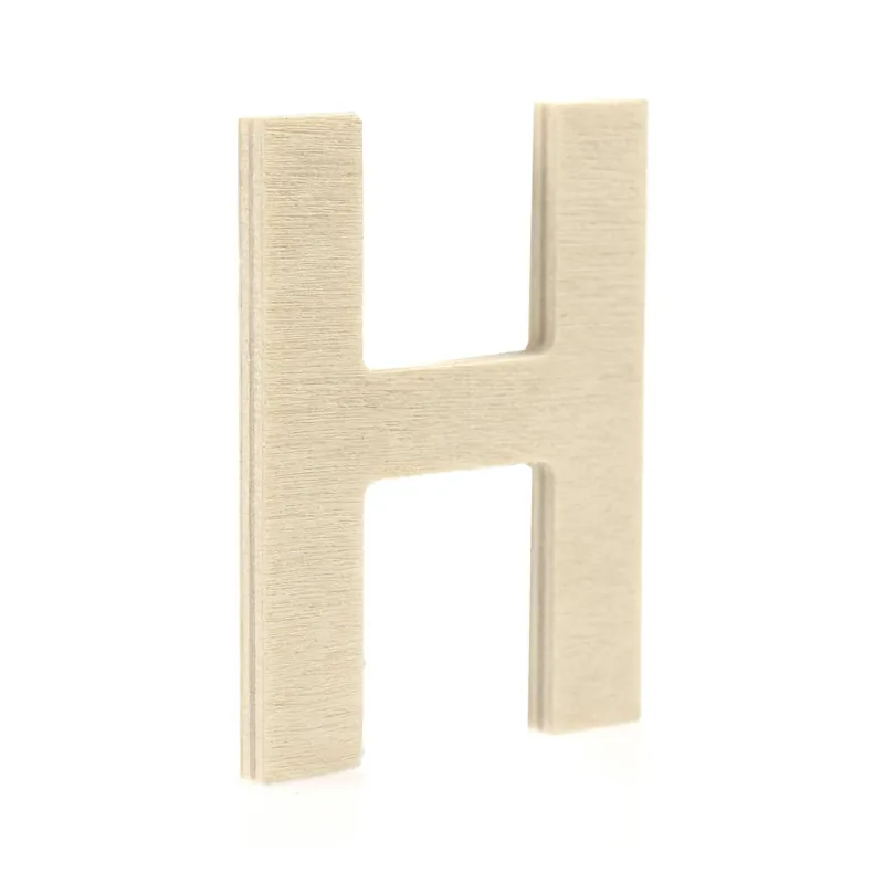 Small Wooden Letter H 6.5cm Next Day Delivery