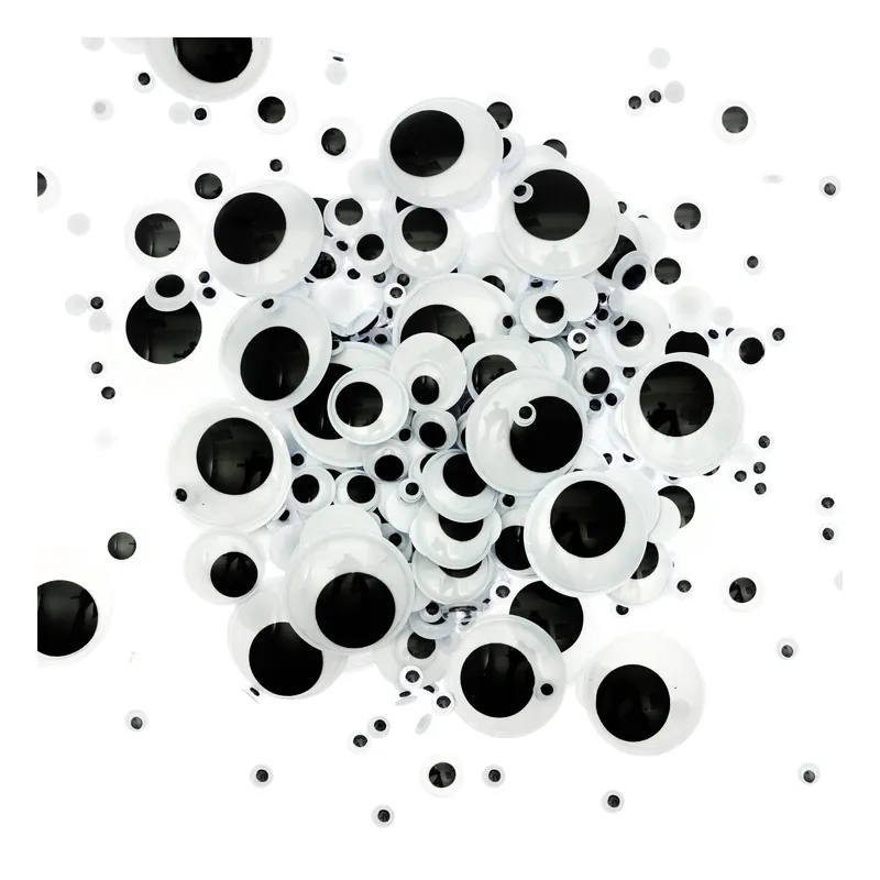 Black and White Googly Eyes Jar 1000 Pack Handmade