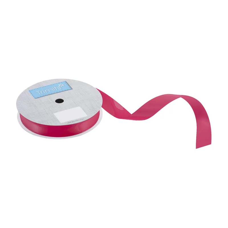 Trimits Ruby Double-Faced Satin Ribbon by the Metre 15mm Must Have