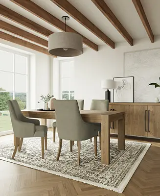 Wholesale 5pc Dining Set (Davie Rectangular Table & 4 Nelin Chairs)