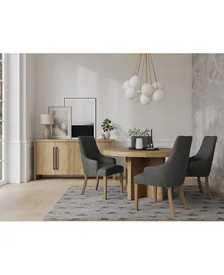 5pc Dining Set (Davie Round Table & 4 Nelin Chairs) Top Rated