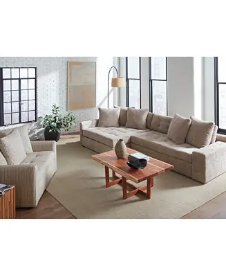 Next Day Delivery Pherie Fabric Sectional Collection